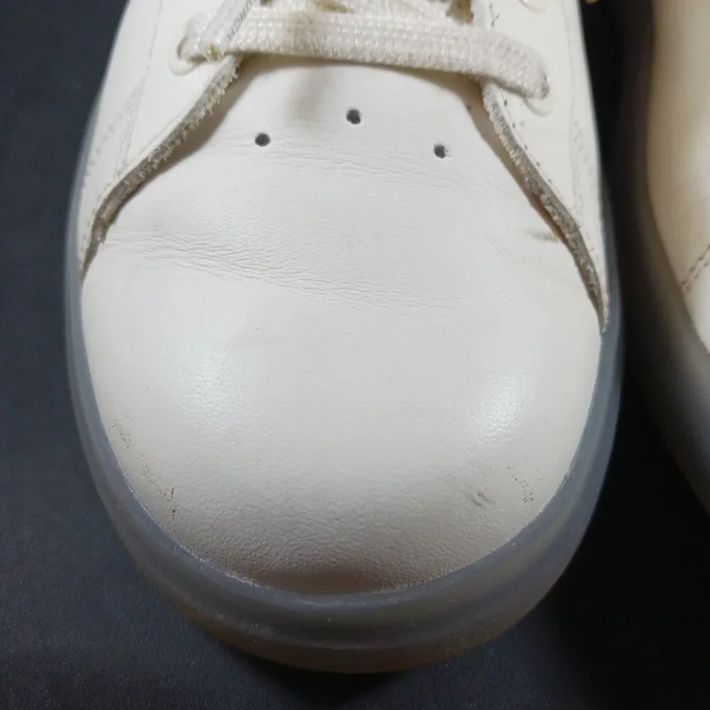 Tory Burch Howell Court Ivory Leather Sneaker Women's size 9M